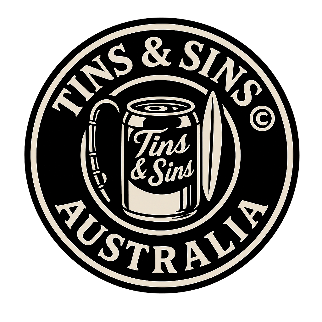 Tins & Sins Australia logo